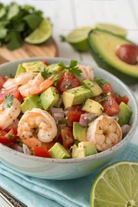 1322008 Healthy Avocado Salsa Shrimp Salad Recipe