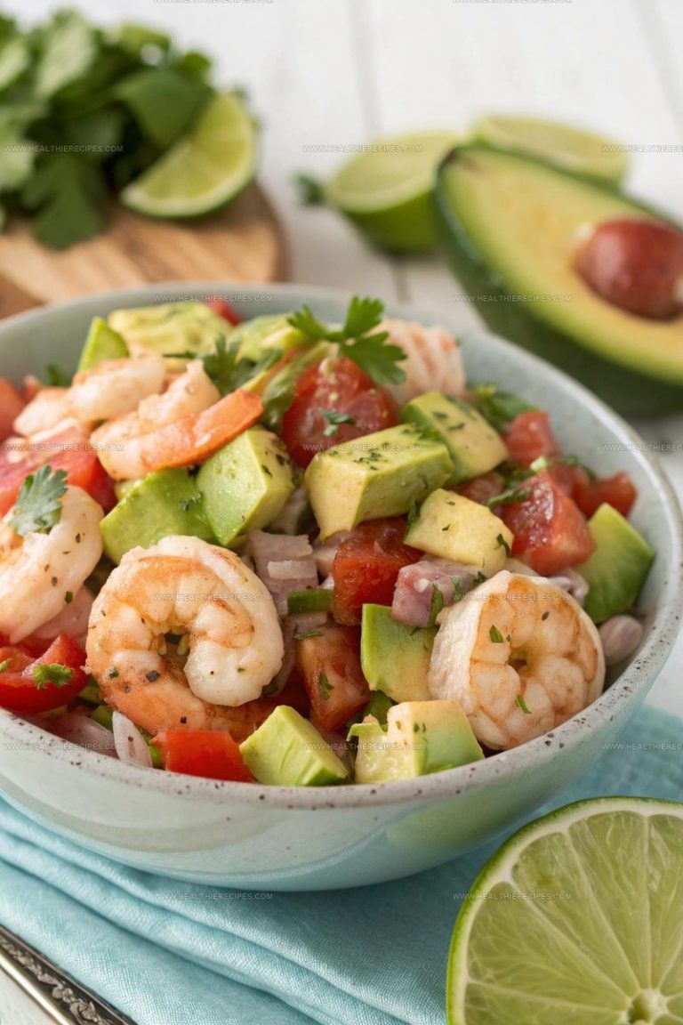 1322008 Healthy Avocado Salsa Shrimp Salad Recipe