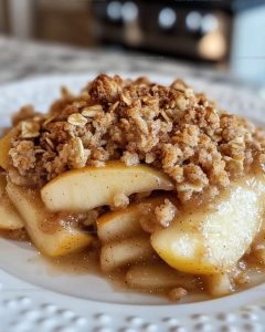 6792806 Apple Crisp with Oatmeal Streusel Recipe