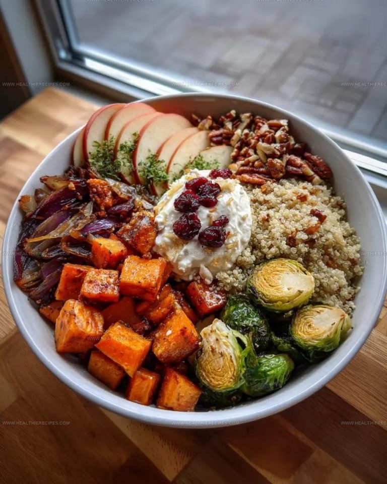9567819 Hearty Fall Harvest Quinoa Bowl with Roasted Veggies and Cottage Cheese Recipe