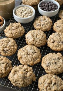 3907898 Almond Butter Oatmeal Chocolate Chip Cookies Recipe