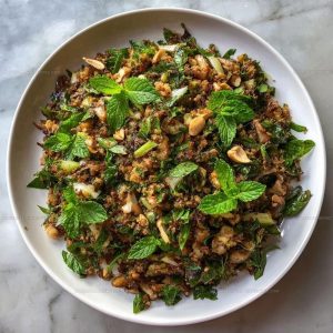 5165507 Vegan Thai Larb with Mushrooms and Fresh Herbs Recipe