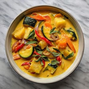 9262082 Vegetarian Thai Yellow Curry with Lemongrass Recipe